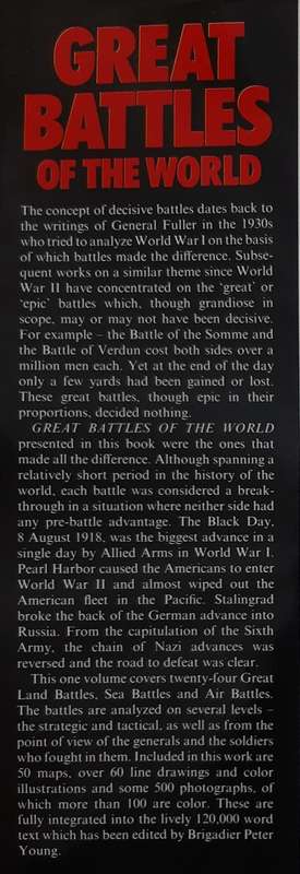 Great Battles of the World - Edited: Brigadier Peter Young