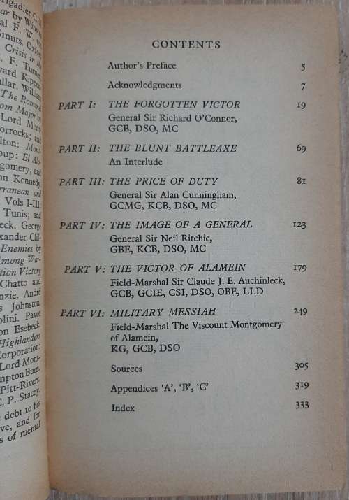 The Desert Generals - Author: Correlli Barnett