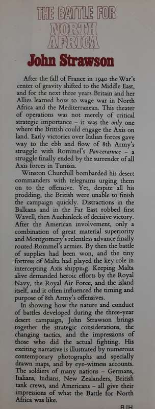 The Battle for North Africa - Author: John Strawson