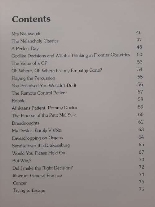 Ruminations from Rural Practice - Author: Chris Ellis