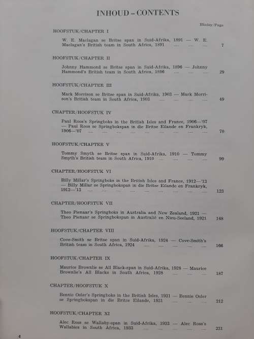 Springbok: Rugby Annals 1889-1964 - Author: D. H. Craven