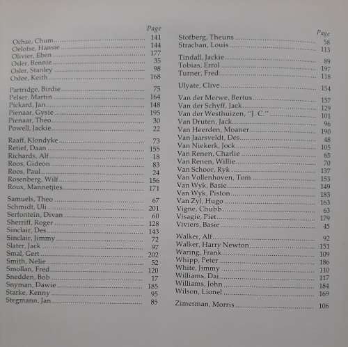 Doc Craven`s Tribute: The Legends of Springbok Rugby 1889-1989 - Edited: K. Clayton