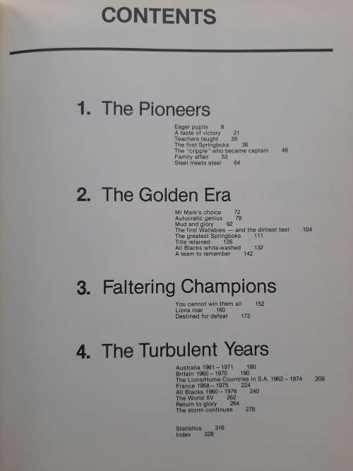 Springbok Saga: 100 years of Springbok Rugby - Chris Greayvenstein