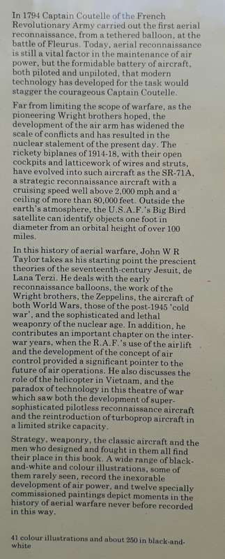 A History of Aerial Warfare - Author: John W R Taylor