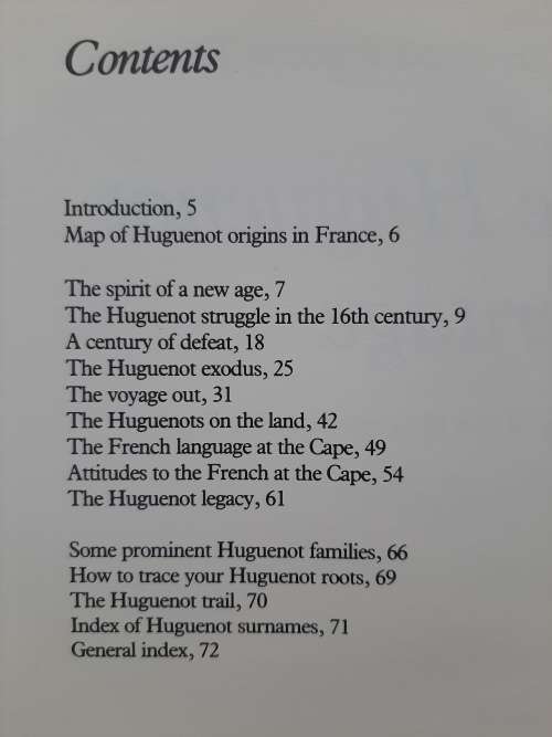 The Huguenot Heritage - Author: Lynne Bryer and Francois Theron