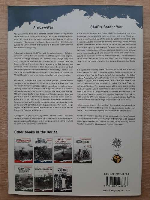 SAAF`s Border War:The S.A. Air Force in Combat,1966-1989 - Author: Peter Baxter