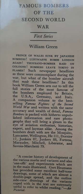 Famous Bombers of the Second World War - Author: William Green