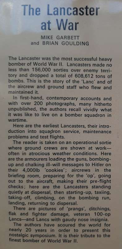 The Lancaster at War - Author: Mike Garbett and Brian Goulding