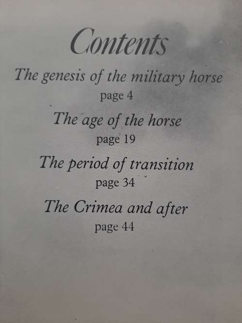 The Military Horse - Edited: Sue Simmons