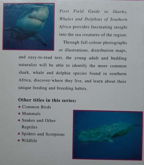 Sasol First Field Guide to Sharks, Whales and Dolphins of Southern Afrika - Author: Sean Fraser