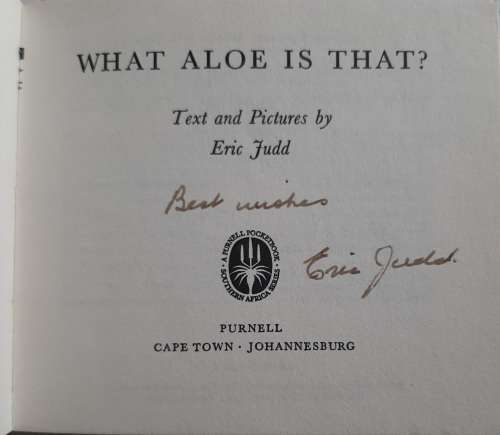What Aloe is that? - Author: Eric Judd