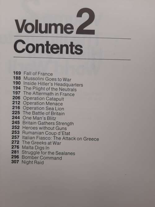 The Illustrated History of World War II~Volume 2 - Editor: Barrie Pitt