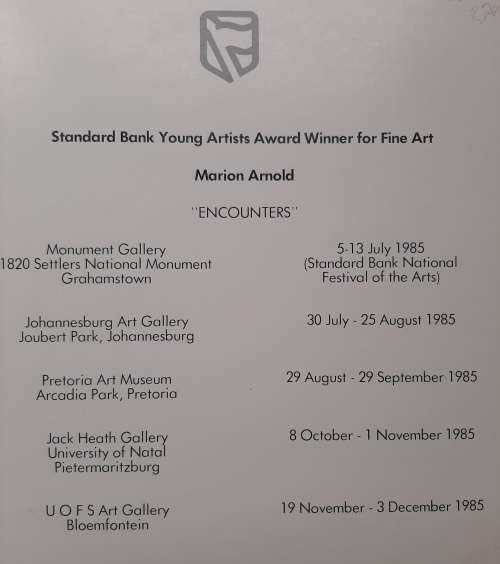 Encounters (1984-1985) - Author:  Marion Arnold