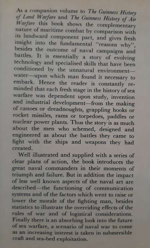 The Guinness History of Sea Warfare - Author: Gervis Frere-Cook & Kenneth Macskey