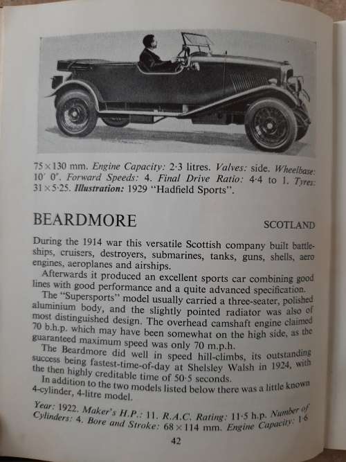 The Vintage Motor Car Pocketbook - Compiled by C.Clutton, P.Bird & A.Harding