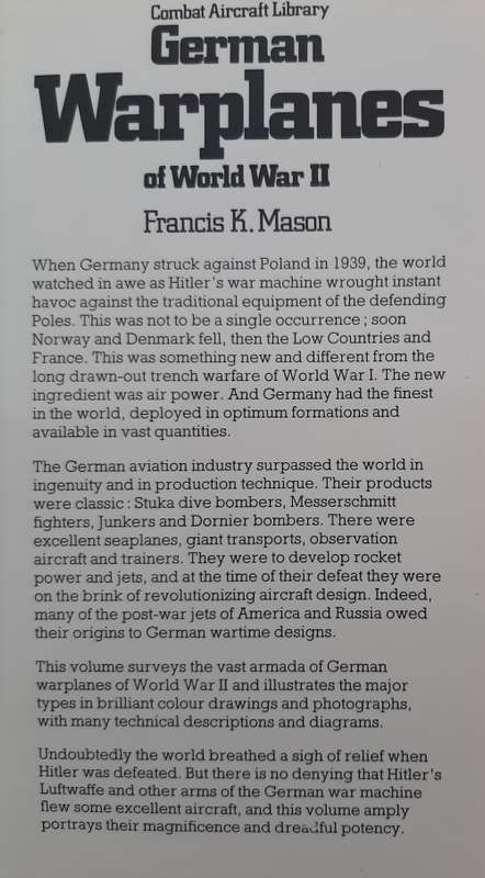 German Warplanes of World War II - Author: Francis K. Mason