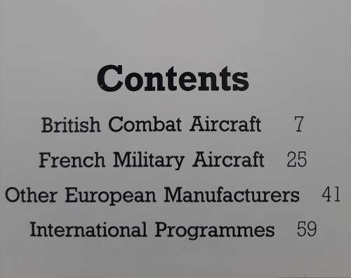 British & European Combat Aircraft - Author: Paul A. Jackson