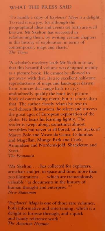 Explorers` Maps - Author: R A Skelton