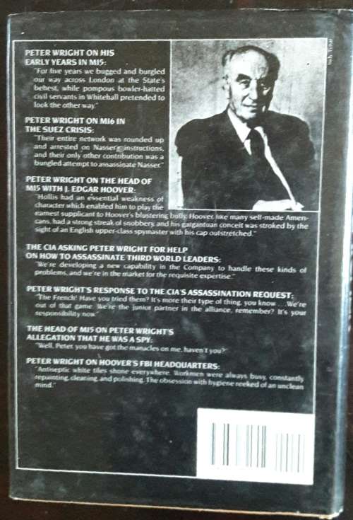 Spy Catcher - Peter Wright