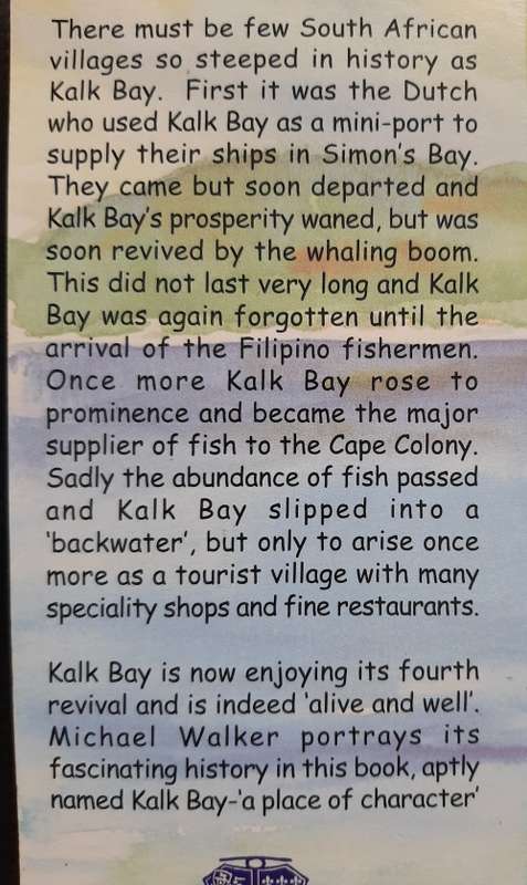 Kalk Bay~ A Place of Character - Author: Michael Walker