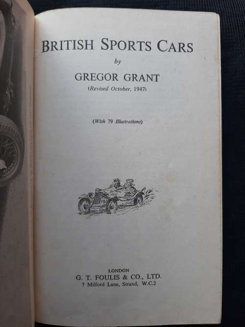 British Sports Cars - Author: Gregor Grant