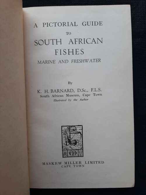 A Pictorial Guide to South African Fishes - Author: K. H. Barnard