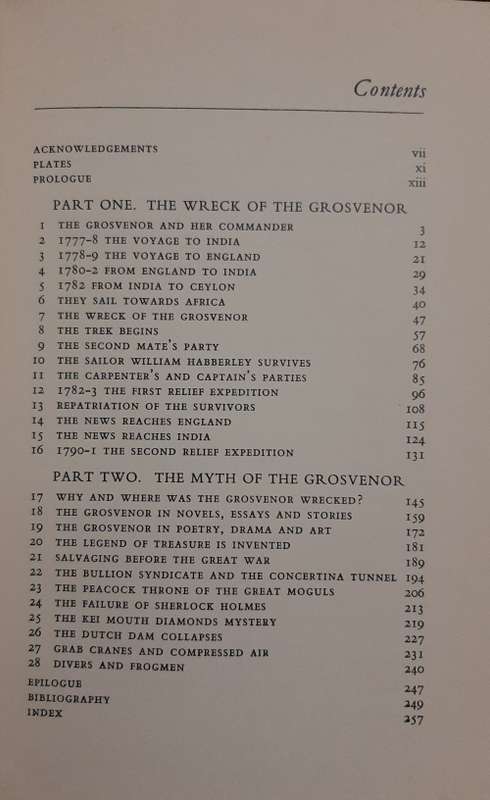 The True Story of the Grosvenor: East Indianman - Auhor: Percival R. Kirby