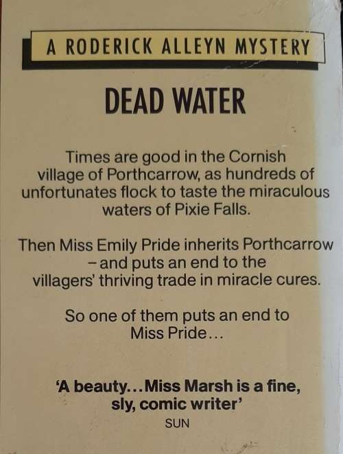 Dead Water - Author: Ngaio Marsh