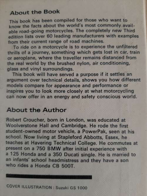 The Observer`s Book of Motorcycles - Author: Robert M. Croucher