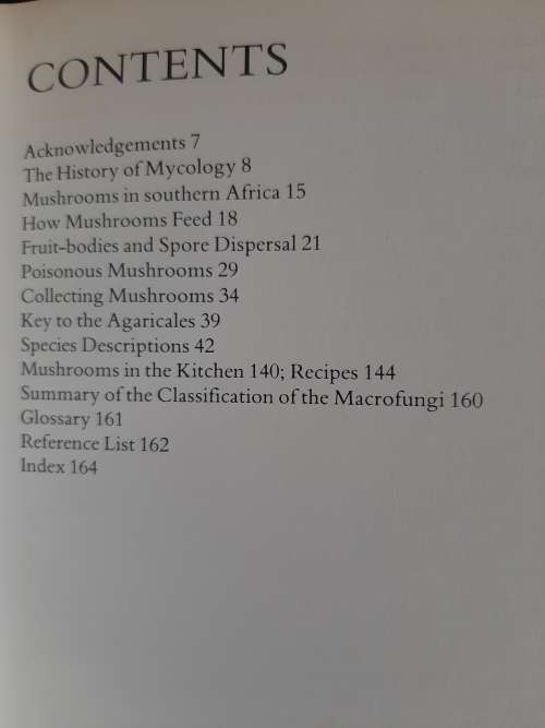 A Field Guide to the Mushrooms of S.A. - Author: Levin, Branch, Rappoport & Mitchell