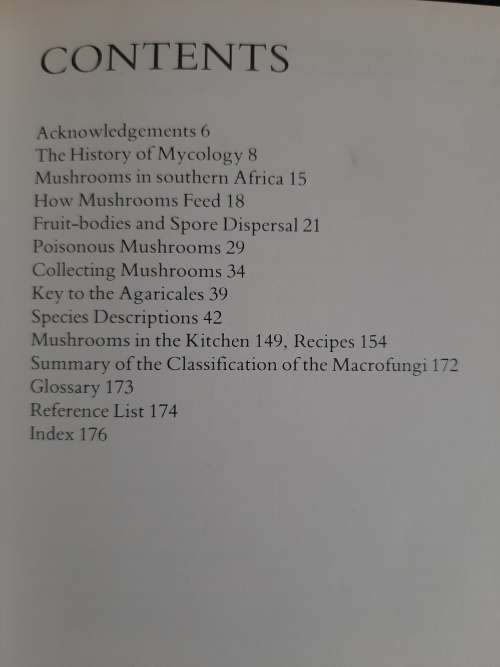 A Field Guide to the Mushrooms of S.A. - Author: Levin, Branch, Rappoport & Mitchell