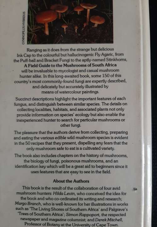 A Field Guide to the Mushrooms of S.A. - Author: Levin, Branch, Rappoport & Mitchell