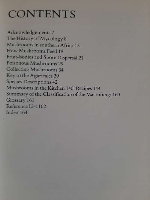 A Field Guide to the Mushrooms of S.A. - Author: Levin, Branch, Rappoport & Mitchell