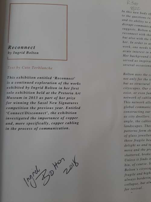 Re-Connect - Author: Ingrid Bolton SIGNED