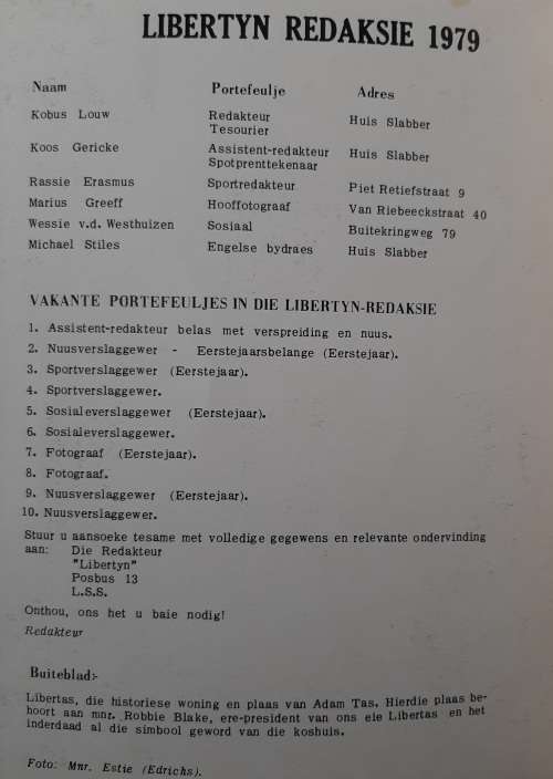 Libertyn - Editor: Kobus Louw