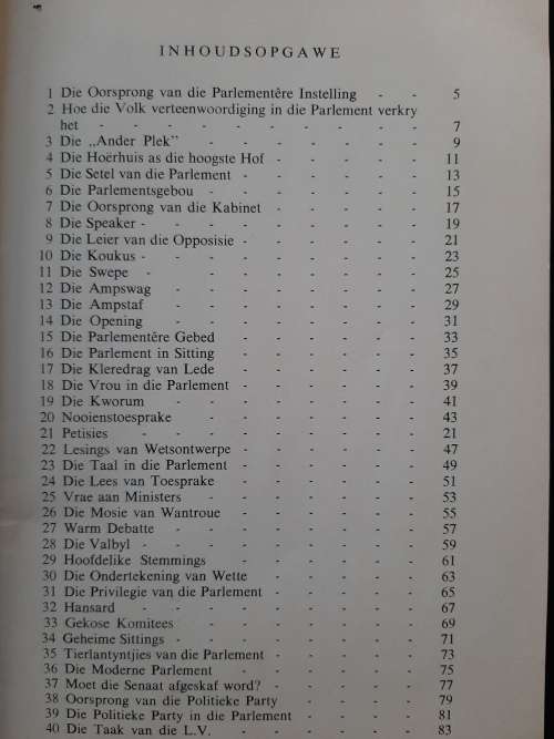 Die Parlement En Sy Tradisies - Author: Dr Paul van der Merwe