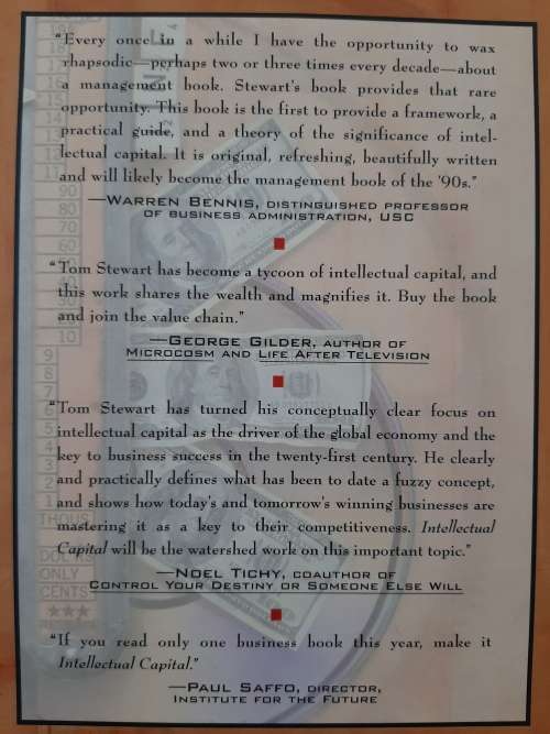 Intellectual Capital: The New Wealth of Organizations - Author: Thomas A. Stewart