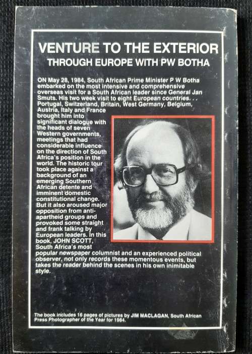 Venture to the Exterior: Through Europe with PW Botha - Author: John Scott