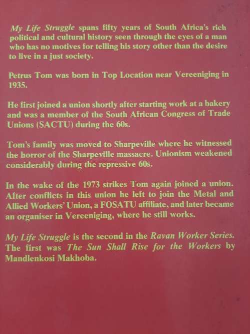 My Life Struggle: The Story of Petrus Tom - Author: Petrus Tom