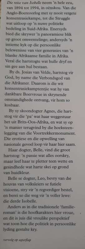 Die reise van Isobelle - Author: Elsa Joubert