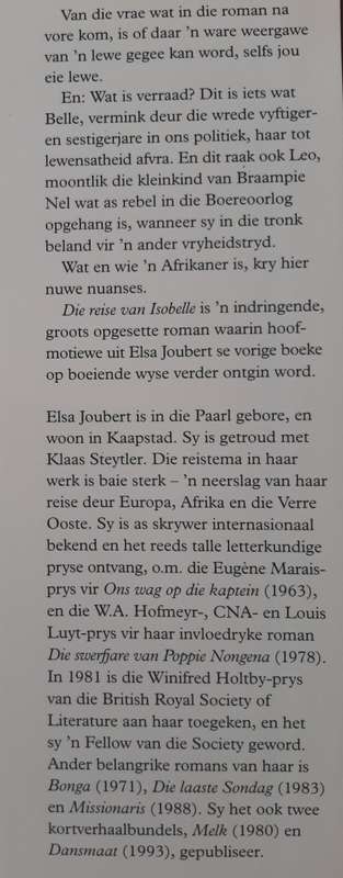 Die reise van Isobelle - Author: Elsa Joubert
