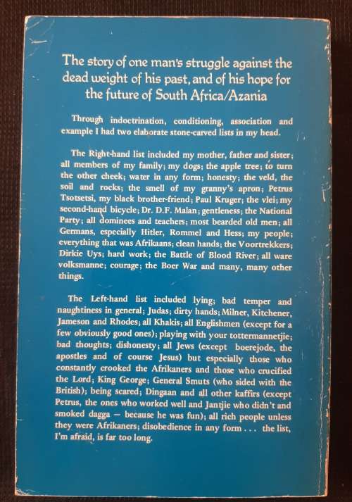 The Story of an Afrikaner: Die Rewolusie van die Kinders? - Author: Natie Ferreira