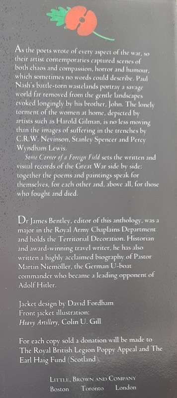 Some Corner of a Foreign Field: Poetry of The Great War - Edited: James Bentley