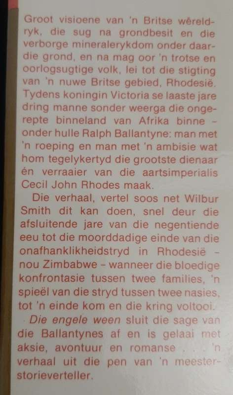 Die Engele Ween - Author: Wilbur Smith
