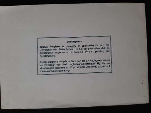 101 Beslissings: Basiese Rugbyreëls vir Skeidsregters, Afrigters, Spelers & Toeskouers 1994