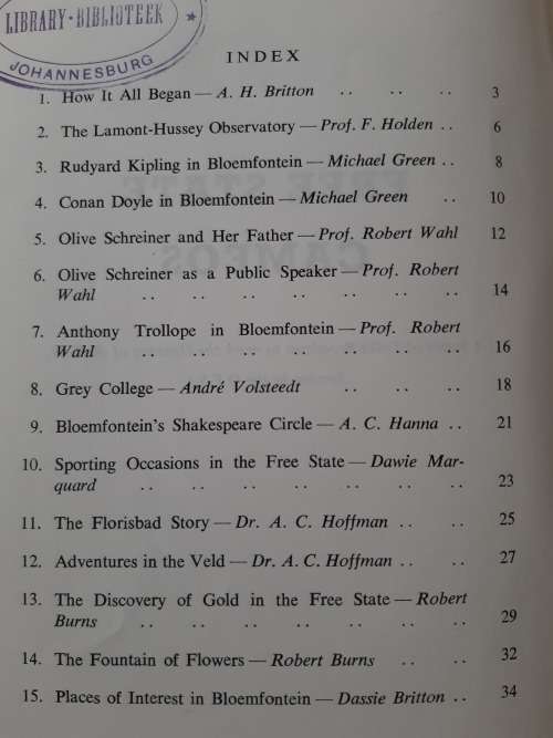 Free State Cameos - Author: Various