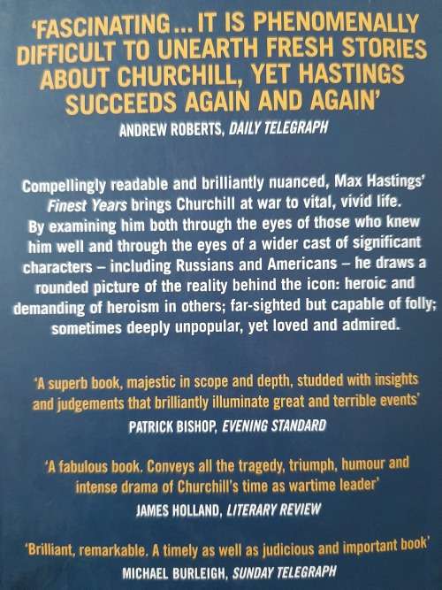 Finest Years: Churchill as Warlord 1940-45 - Author: Max Hastings