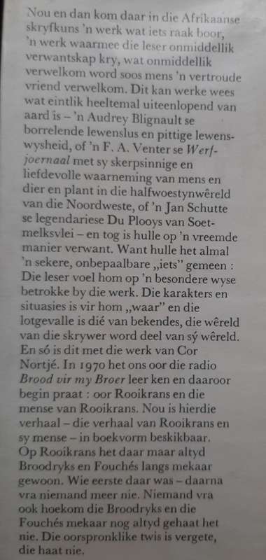 Brood vir my Broer - Author: Cor Nortjé