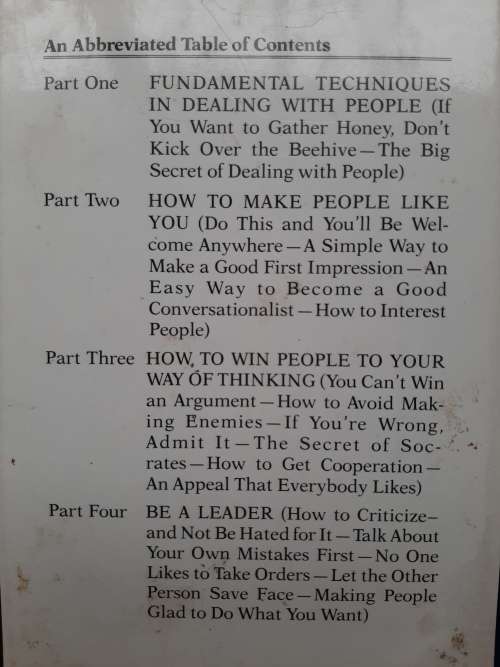 How to Win Friends & Influnce People - Author: Dale Carnegie