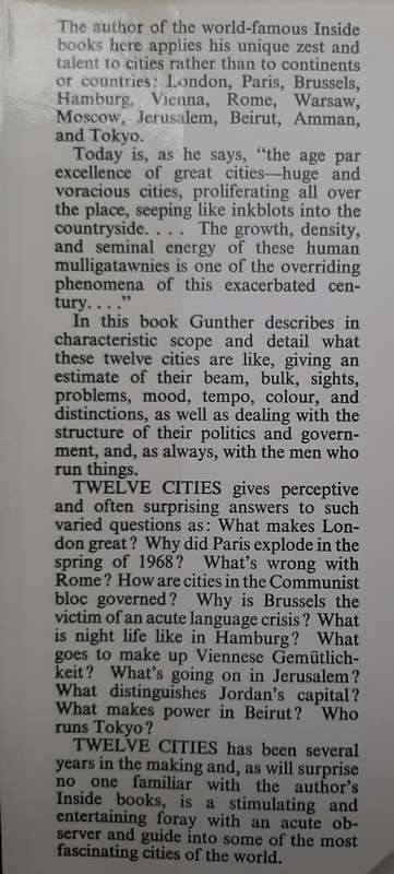 12 Cities - Author: John Gunther
